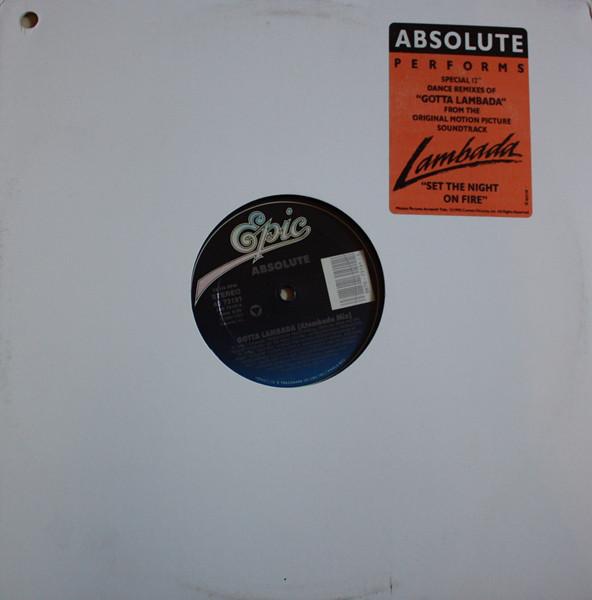 12inch Record ABSOLUTE - Gotta Lambada 4973191 Epic 1990 US Dance & Electronica Used