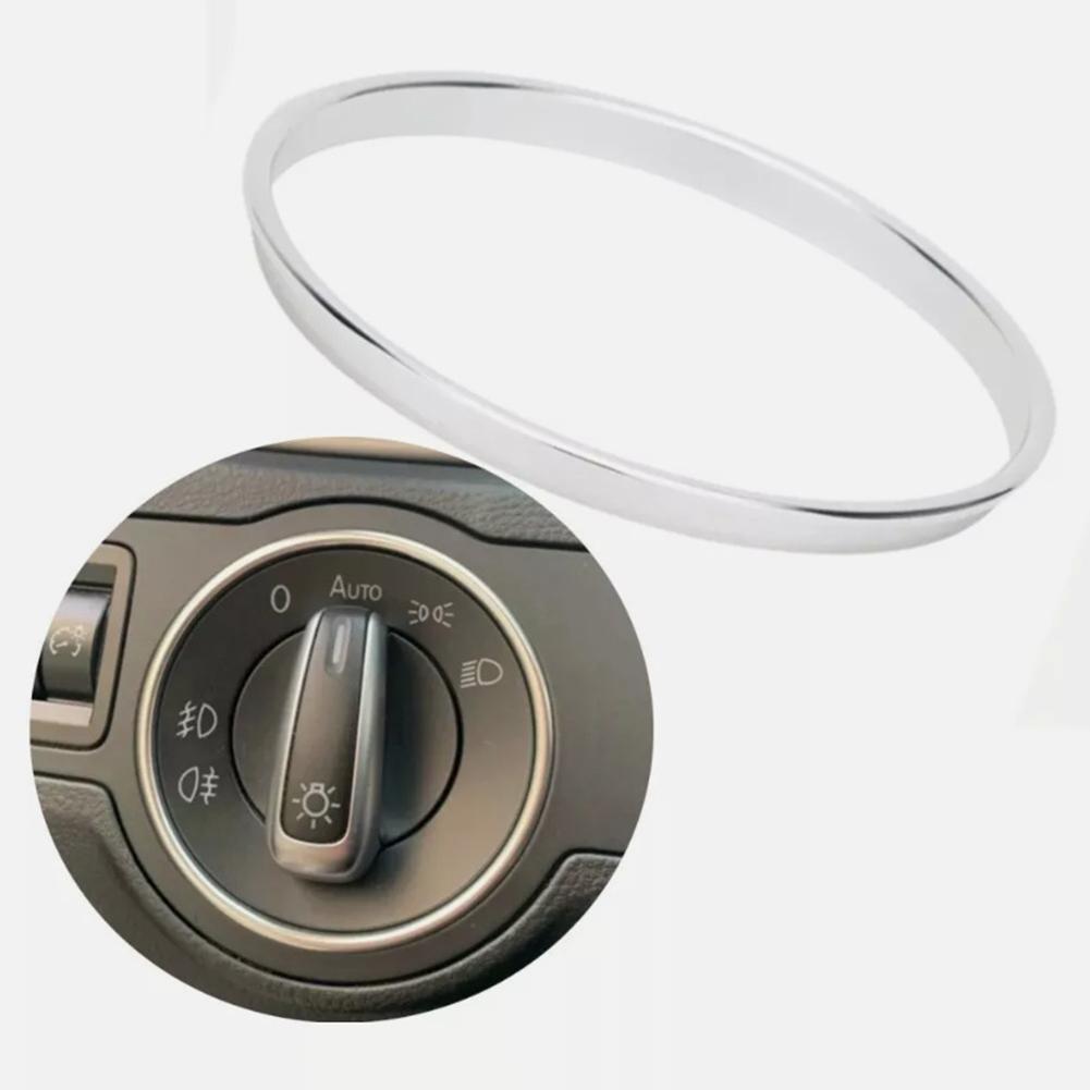 Aesthetic Appeal Aluminum Alloy Headlight Switch Trim Ring Compatible With