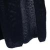 Unused LAISSE PASSE Shoulder Button No Sleeve Knit One Piece 38 Navy Women Used