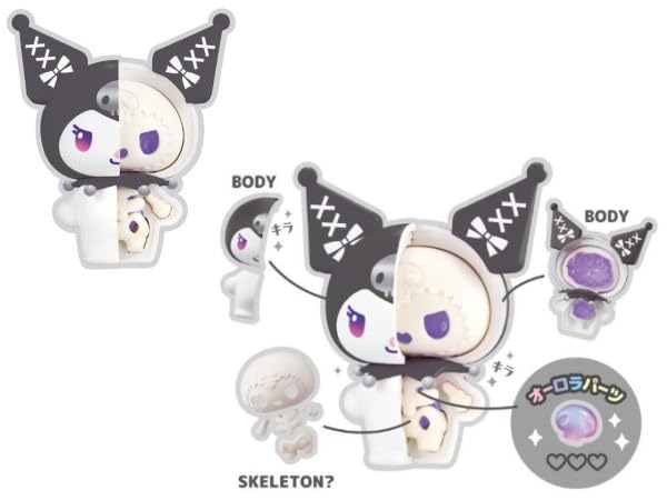 MegaHouse Disassembly Puzzle FANTASY Sanrio Characters My of Recommended 15 and Up MelodyKuromi (Box 4) Ages