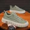 Lightweight Sneakers Man Shoes Spring Autumn 2025 New Casual Men Shoes Fashion Comfortable Non-slip Green Shoes Black Skateboard