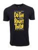 1989 Do The Right Thing Promo Schwarzes T-Shirt