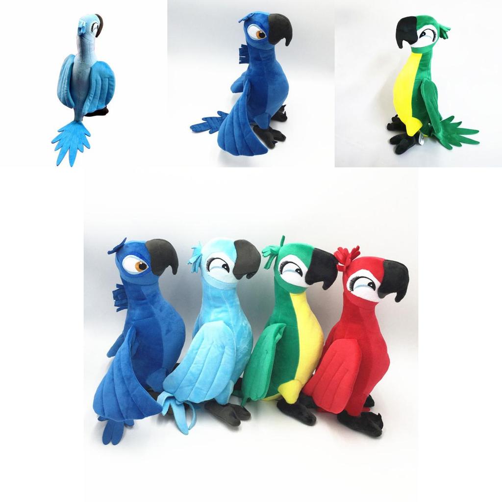 Adorable 30cm Rio Movie Plush Toy Parrot Bird Stuffed Animal Doll Perfect For Kids