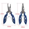 4-in-1 Fishing Pliers - Stainless Steel Line Cutter/Hook Remover with Non-Slip Jaw, Portable Multifunction Tool for Angling