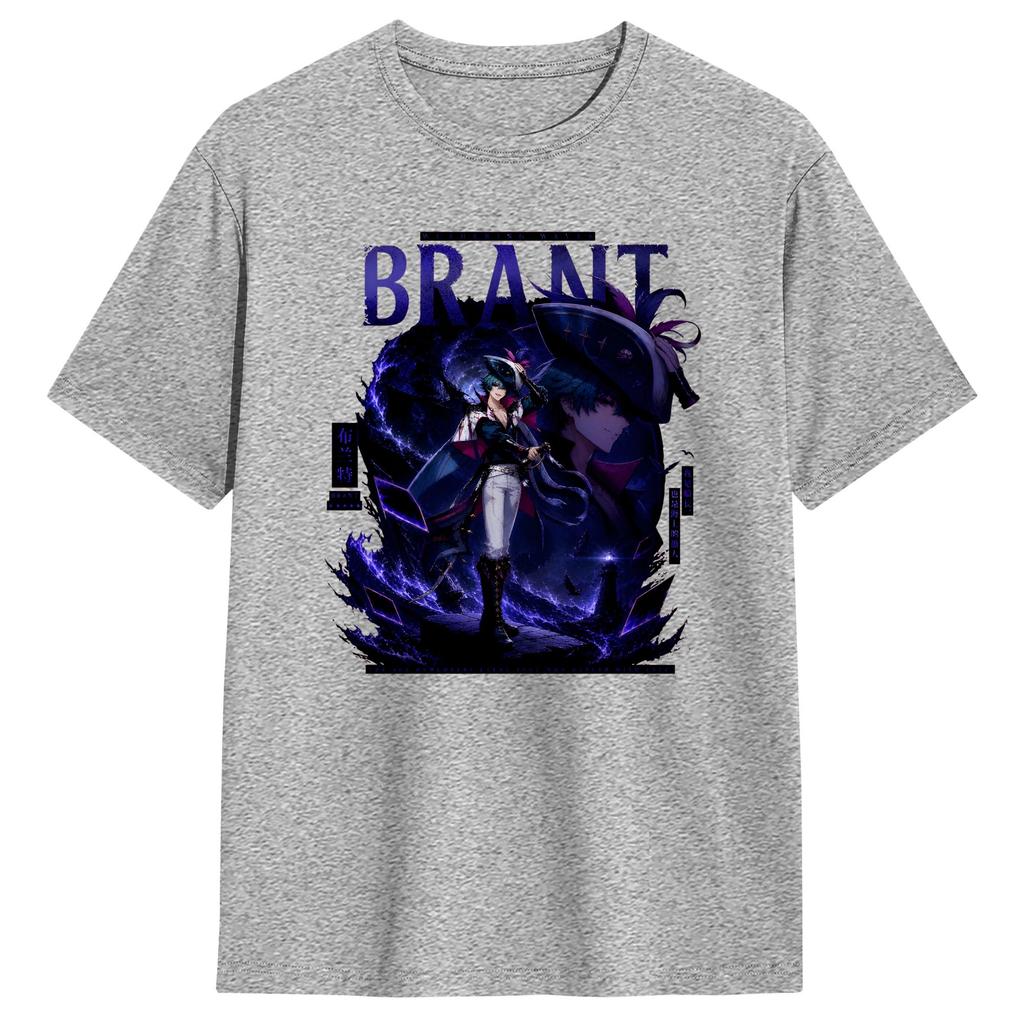 Wuthering Waves Characters Unisexs T Shirts Brant Humorous Tee Shirt Short Sleeve Round Collar Tshirts Cotton Plus Size Clothing