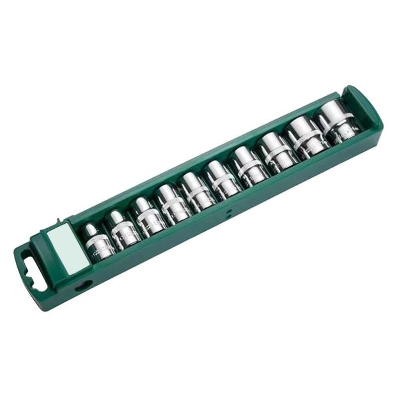 Automotive Repair Tools 10Pieces Drivet Socket Wrench Head Set for Emergencies