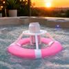 Floating Gyro Cup Holder, The Beer Buoy Floating Drink Holder, Anti Spill Gyro Can Holder, Pool Drink Float for 12oz Standard Cans, Floating Beverage