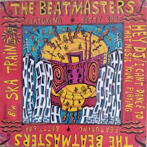 

12inch Record BEATMASTERS BETTY BOO Hey DJ I Cant Dance To That Musi LEFT34T Rhythm King 1989 UK Dance Electronica Used