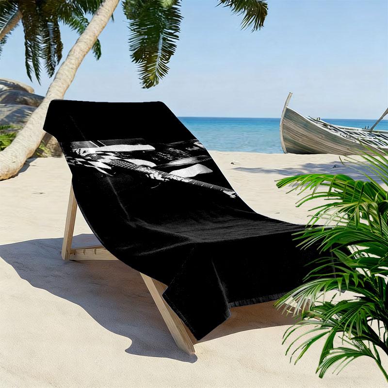Georg Listing Druck Strandtuch, Großes Weiches Schnelltrocknendes Handtuch für Strand Camping Schwimmen