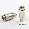 3 in 1 Air Tool Connector Multipurpose Steel Material G1/4 Male Thread Rapid Installation Design for Compressor Systems