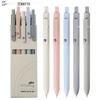 Zan Shi Ling Morandi Retro Color Click Ballpoint Pen for Students and Office Use