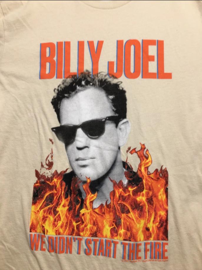 Lee Billy Joel We Didn t Start the Fire Graphic T-shirt size S-5XL XXXL