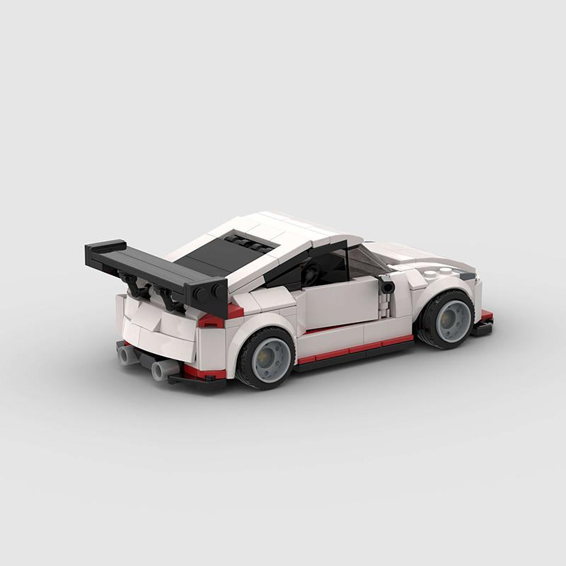 350Z MOC Speed Car Super Race Vehicle Technical Model Building Block Racing Rally Sport Brick kid Toy Christmas Gift City