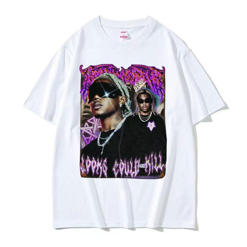 Rapper Destroy Lonely If Looks Could Kill Print Graphic T Shirt Unisex Women Casual 100 Cotton Oversized Tshirts Unisex Streetwear