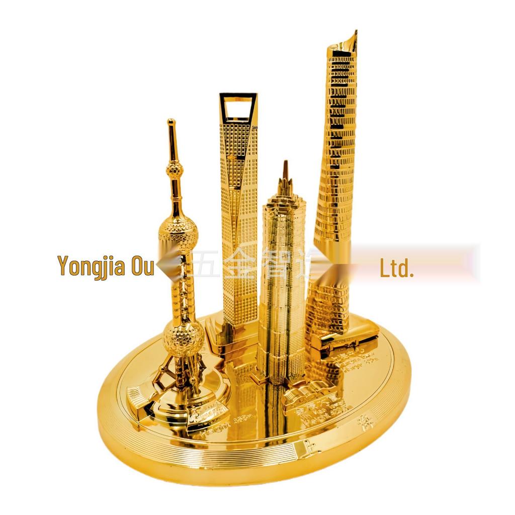 Shanghai Wahrzeichen Modellset: Orientalischer Perlturm & Jin Mao Turm Souvenir