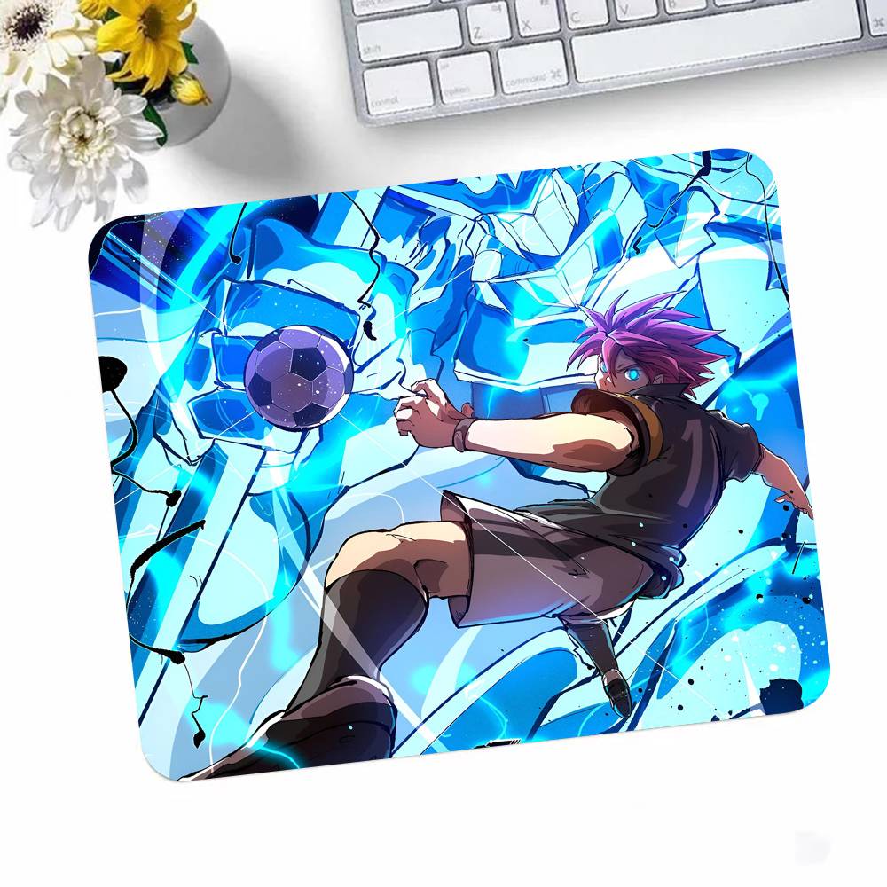 

Anime Inazuma Eleven Mousepad Small LockEdge Mouse Pad For Gamers Computer Desk Pad Rectangular Anti-slip Rubber 180x220x2mm