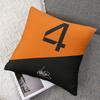 Lando Four Norris Square Jacquard Pillow Cover for Sofa Office Waist Cushion Cover Home Decorative Pillowcase