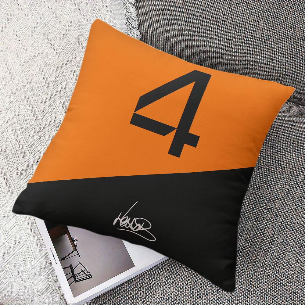 Lando Four Norris Square Jacquard Pillow Cover for Sofa Office Waist Cushion Cover Home Decorative Pillowcase