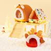 Winter Cotton Hamster House Guinea Pigs House Warm Nest Small Animal Nest Winter Warm Cage for Hamster Rodents Cage