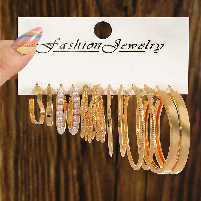 XP17 Perlenohrring-Set - Trendig und modisch