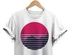 Retro Sunset T-shirt, Vaporwave Graphic Tee, Lo-Fi Clothing