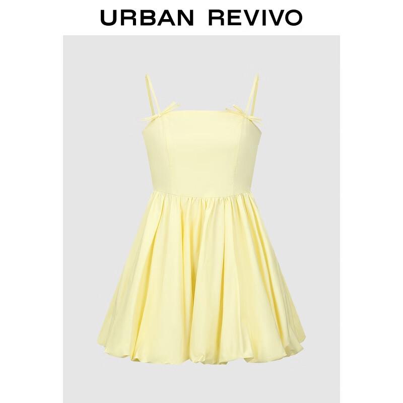 UR Women's Casual Bow-Tie Tulip Hem Strap Dress