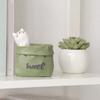 Xiaobudian Wrinkled Paper Bag Pen Holder with Animal Decor, Resin Desk Organizer & Succulents Planter, Cute Stationery Gift for Students Office