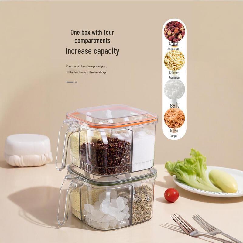 Humou Multi-Compartment Seasoning Box