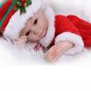 Charming Vinyl Silicone 16'' Lifelike Reborn Doll Baby With Festive Christmas Outfit