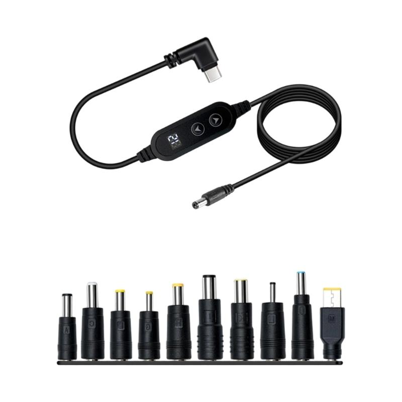 Universal Type C Triggers Cable Adjustable 5-20V for Fast Charging and Data Transfer For Multiple Electronic Devices
