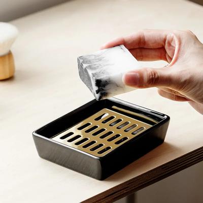 Soap Dish with Drain Household Soap Box Soap Holder