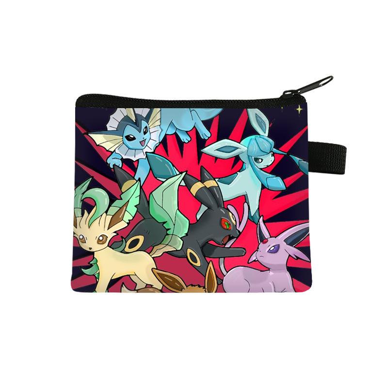 Pikachu children's coin purse, storage mini bag, cartoon portable key card bag