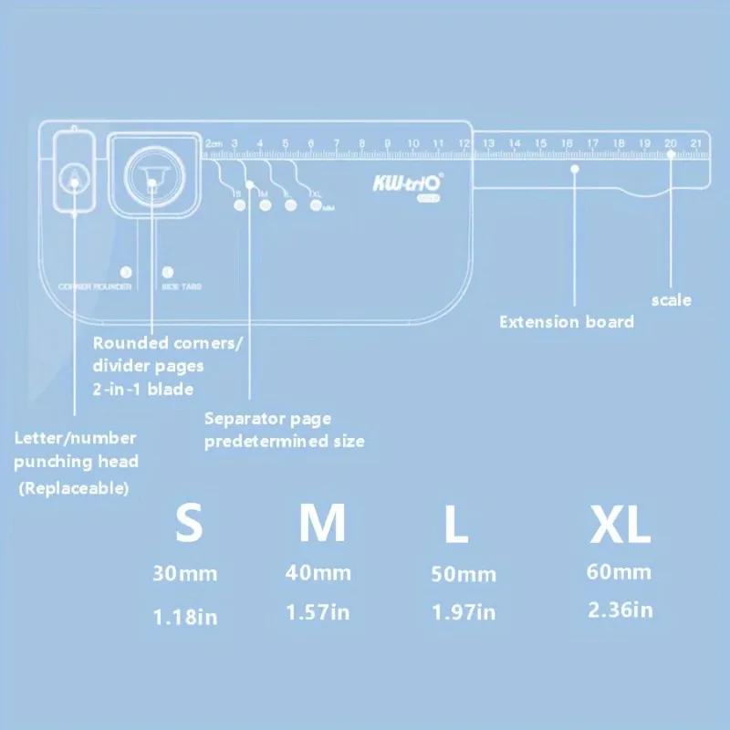 Separator Page Creation Board, Separate Index Page Creation, Alphabetical Index Rounded Corner Cutting Tool DIY Making Board