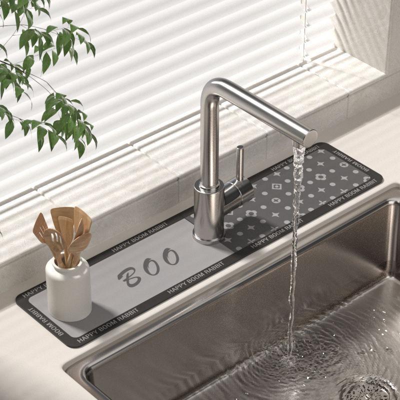 Badezimmerarmatur Ablass- und Wasserabsorptionsmatte für Waschbecken und Arbeitsplatten