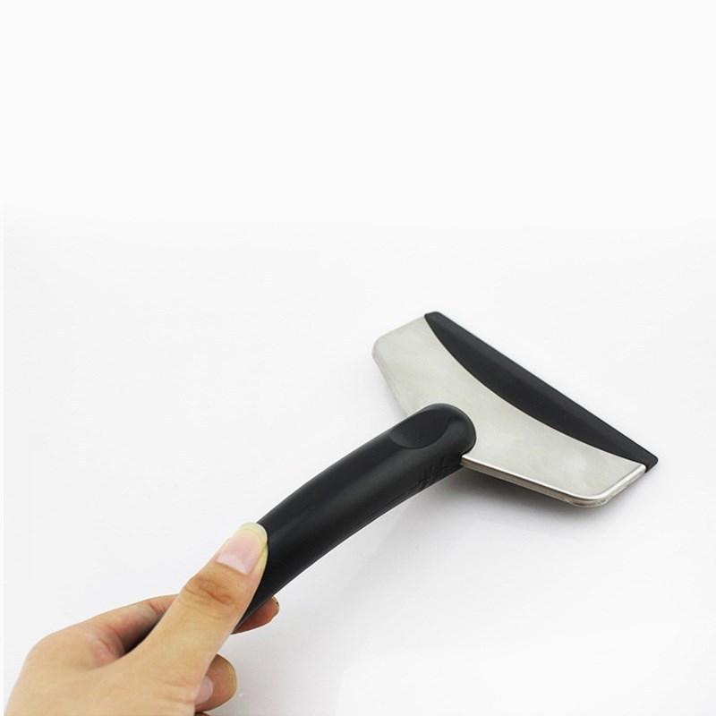 Car Glass Window Defrosting Device Stainless Steel Snow Shovel Snowscraper Snow Shoveling and Ice Clearing Tool Car Snow Brush