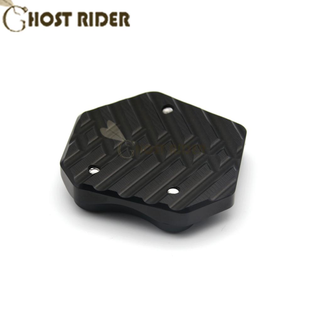 Motorcycle Kickstand Foot Side Stand Extension Pad Support Plate for SUZUKI GSR750 GSR 750