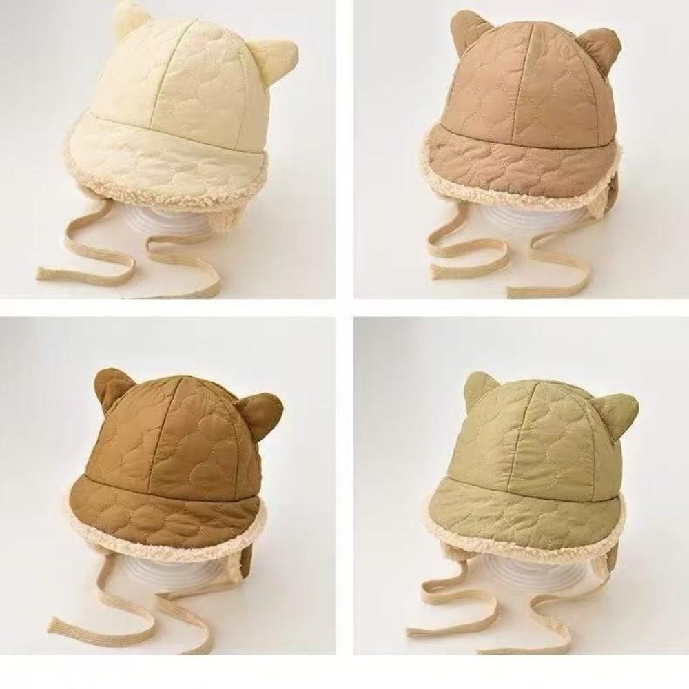 Thickened Toddler Earmuffs Beanie Ear Protection Lamb Fleece Warm Cap Cute Children's Hats