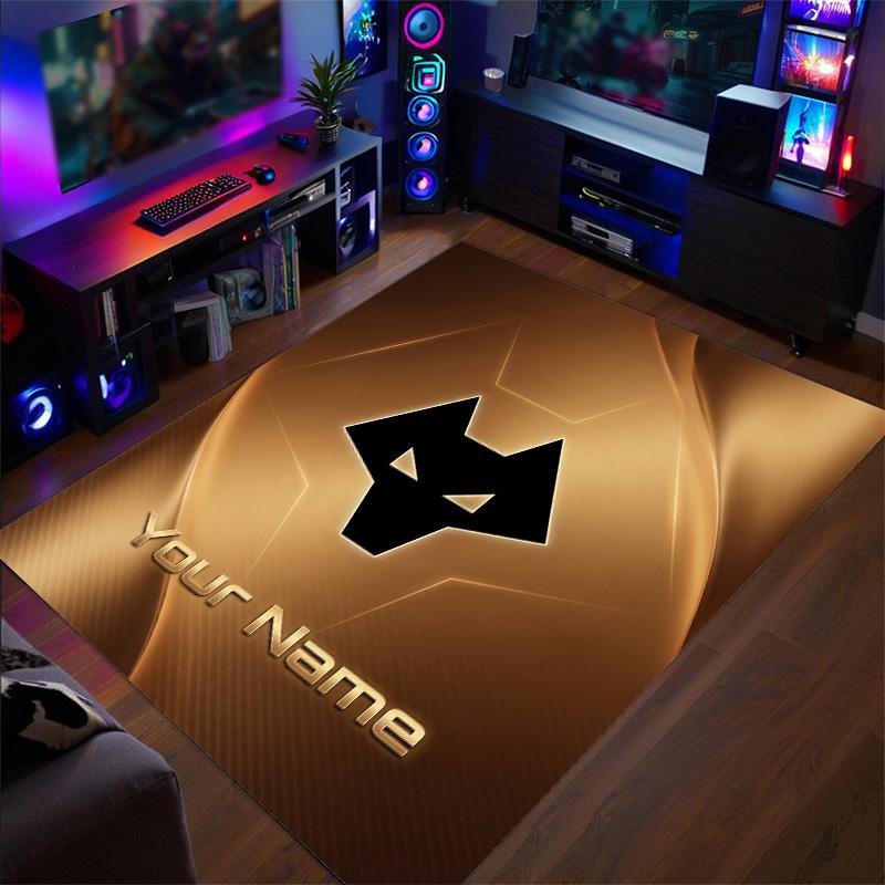 Crystal Velvet Rug Wolverhampton Wanderers Football Print Custom Name Text Floor Mat Home Decor
