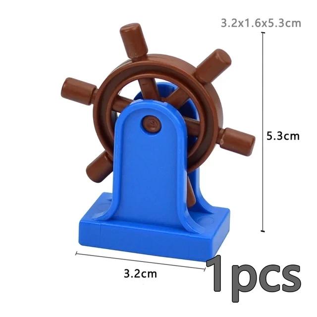 Store byggeklosser Slide Swing Seesaw Park Lekeplass Series Large Pillar Murstein Barn Barn Pedagogisk Leke Kompatibel Duploe
