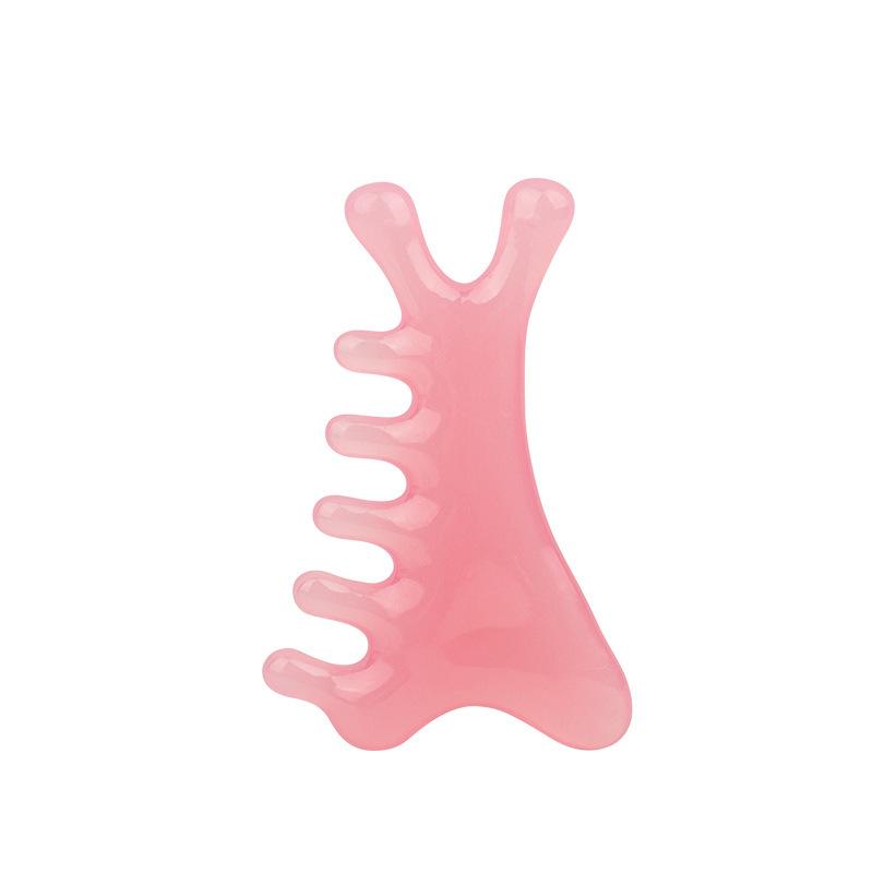Dolphin 4-in-1 Resin Massage Comb & Meridian Gua Sha Tool