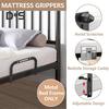 2Pcs Mattress Slide Stopper High Strength Reusable Easy Installation Non-Slip Mattress Gripper Retainer Bar Mattress Holder