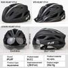 Kask rowerowy 4 w 1 z okularami przeciwsłonecznymi / Daszkiem Bezpieczeństwa Kaski Wielotrybowe noszenie Kask rowerowy Kask rowerowy MTB Dla kobiet Mężczyzn