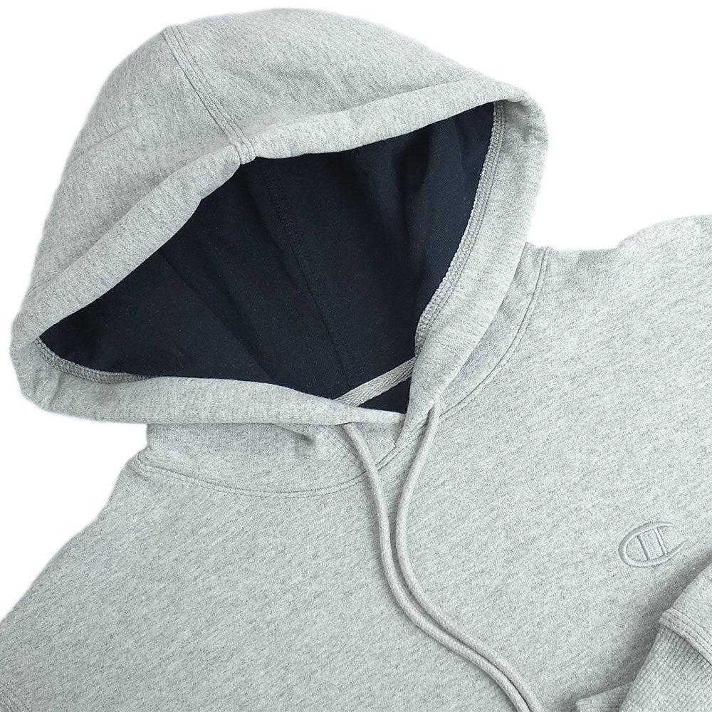 Champion Powerblend Pullover Sweat Powerblend Fleece Pullover S0889 Oxford Hoodie, Hoodie, (XL, Gray) [Used]