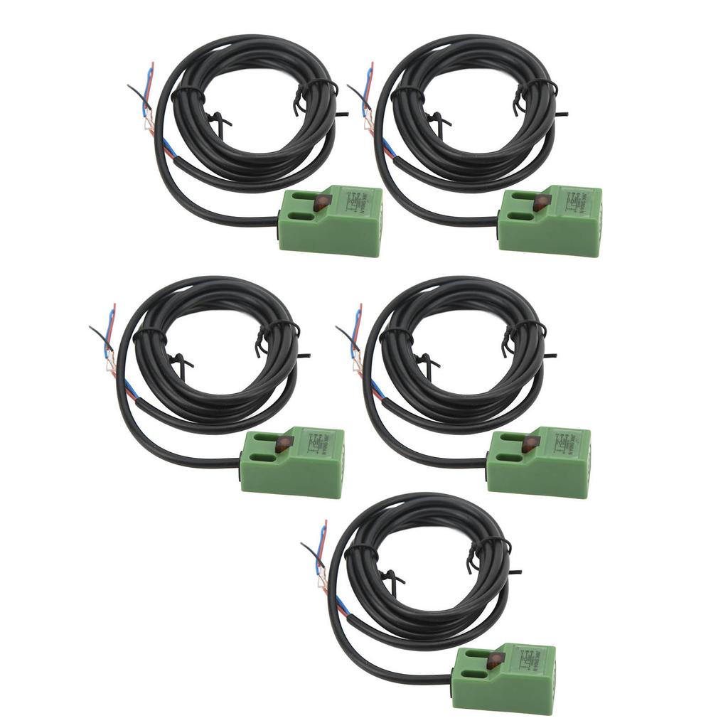 5Pcs Approach Sensor IP65 High Frequency Inductive Proximity Switch NPN Normally Open 10‑30VDC