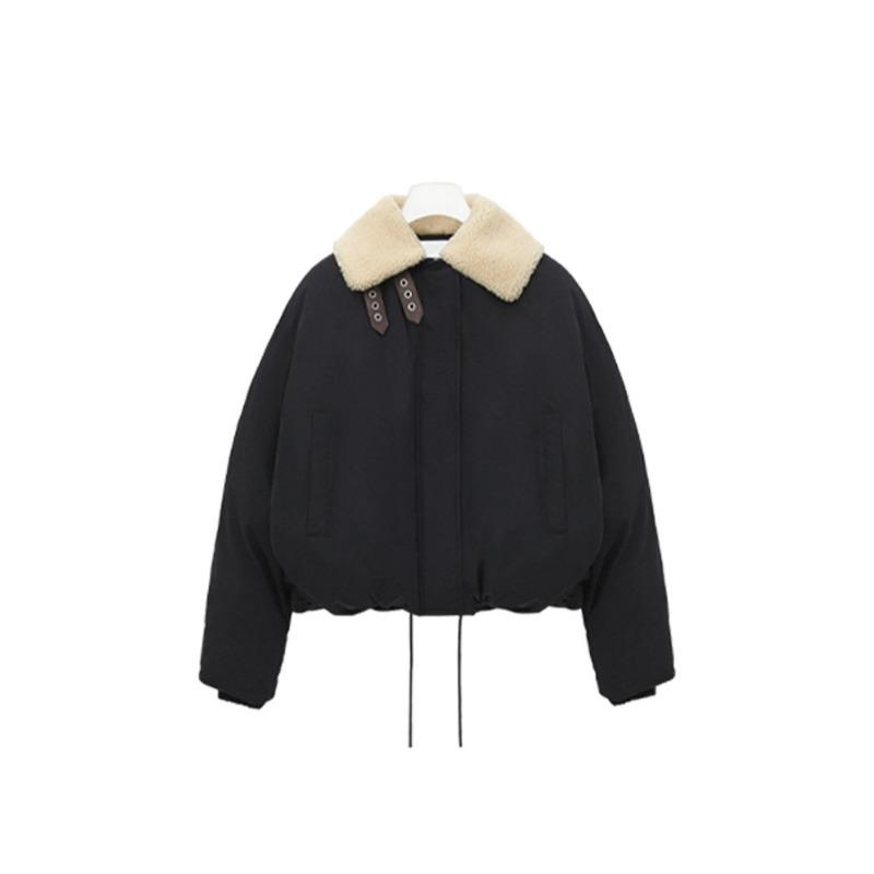 

Roy Luxury Pie Lamb Fleece Wool Small Short Down Jacket Small Single Private Chat Homologous Fabrics S