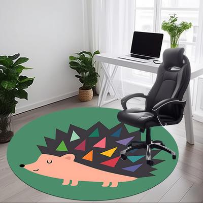 1pc Hedgehog Spikes Chair Carpet for Office, Perfect for Office, Holiday Party Decoration Choice Yy260314066