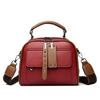 Luxury Retro Style Women Handbags Solid Color PU Leather Messenger Bag Fashion Leisure Travel Shoulder Crossbody Bags Girls Tote