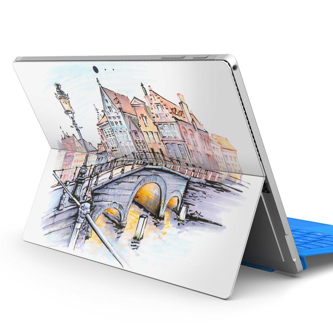 

igsticker Surface pro7 pro6 pro2017 pro4 эксклюзивный чехол для ноутбука чехол для ноутбука пленка наклейка аксессуар защита 014927 город стильный
