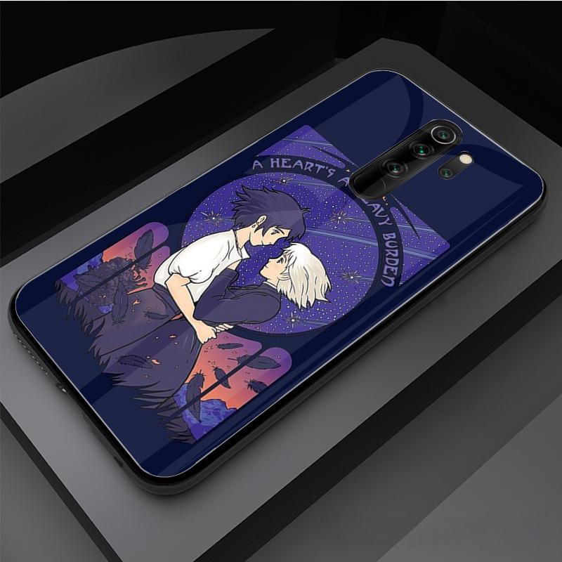 

Чехол для телефона из закаленного стекла «Ходячий замок Хаула» для Redmi Note 5 6 7 8 Pro Note8T Note9S Redmi8 9 Redmi Note 6