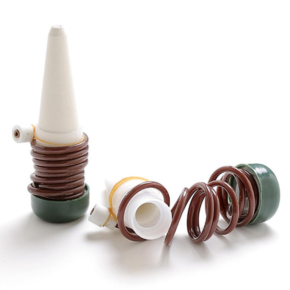 

880112 4Pcs Ceramic Self-Watering Dripper Flower Pot Root Deep Drip Irrigation Tool Bonsai Plants Automatic Watering Device Type A